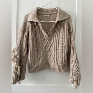 Elan tan sweater from Apricot Lane Boutique.
